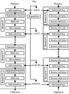 Block-diagram-for-AES-encryption-and-decryption