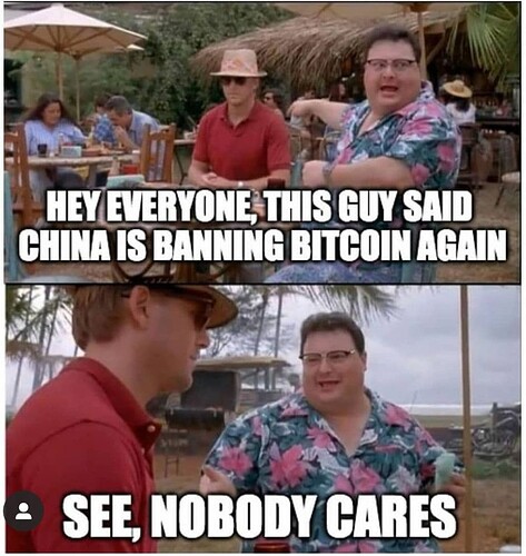 China Banning Bitcoin - Nobody Cares
