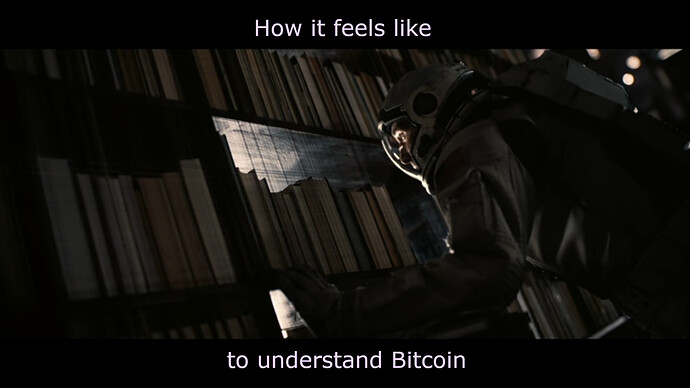How it feels like to understand Bitcoin