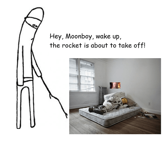 wake up Moonboy