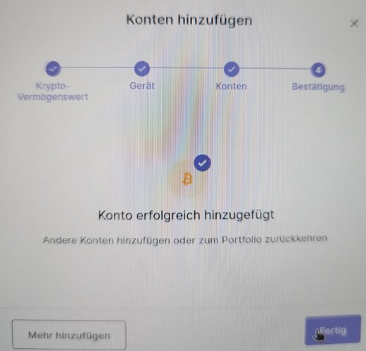 Dy Kto erfolgreich hinzugefügt