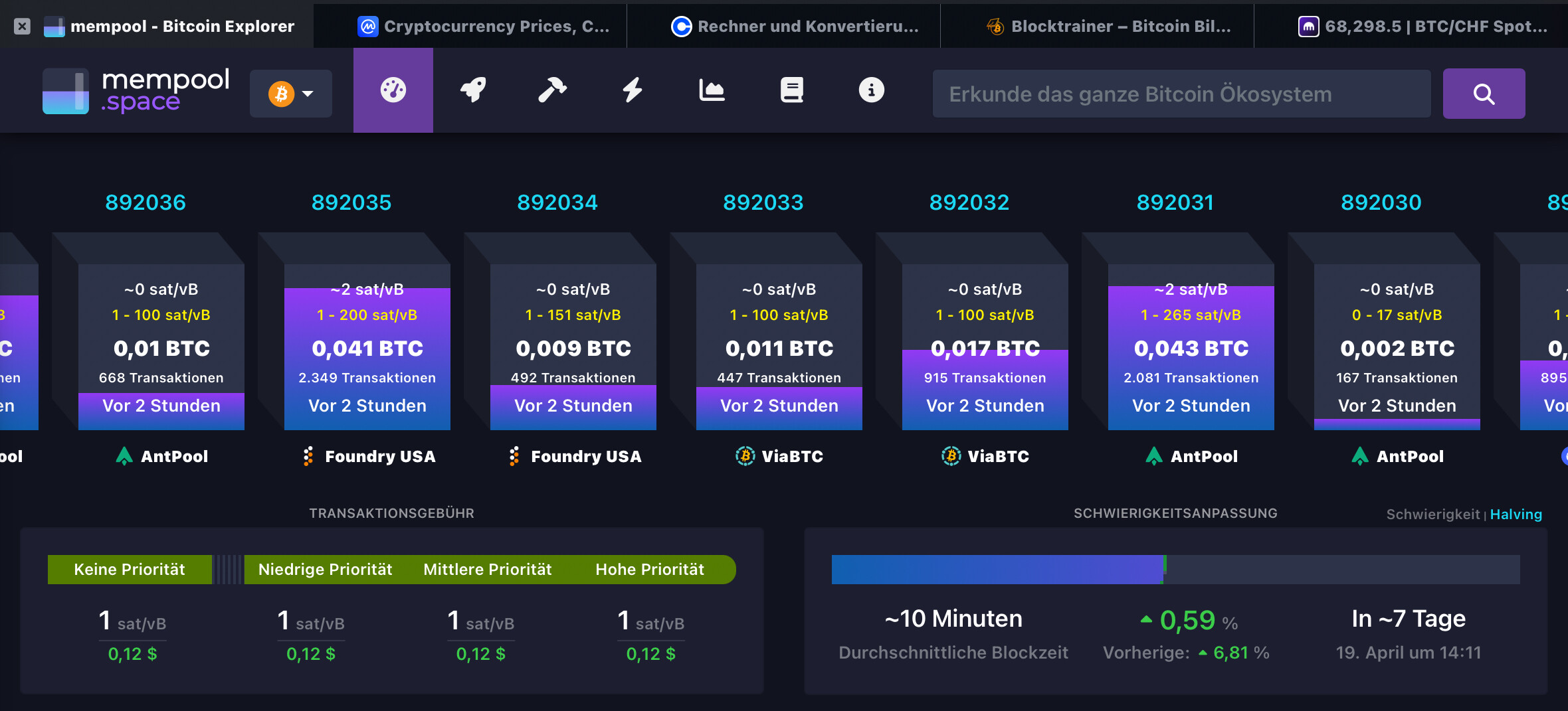 Message zum Thema AI und Bitcoin in einem Block der Blockchain - Fragen -  Blocktrainer Forum